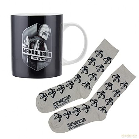 Star Wars The Mandalorian zestaw prezentowy Gwiezdne Wojny: kubek plus skarpetki