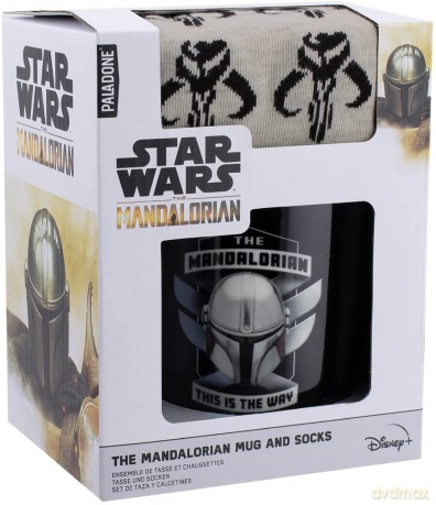 Star Wars The Mandalorian zestaw prezentowy Gwiezdne Wojny: kubek plus skarpetki