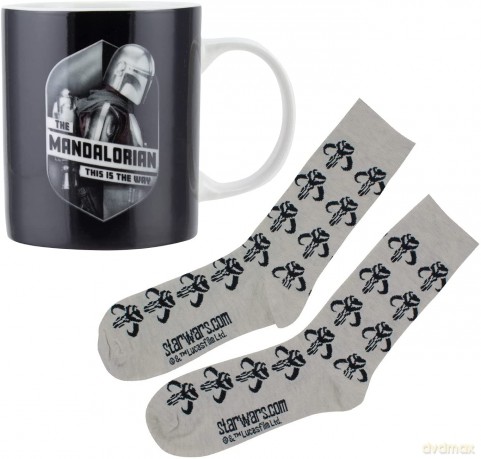 Star Wars The Mandalorian zestaw prezentowy Gwiezdne Wojny: kubek plus skarpetki