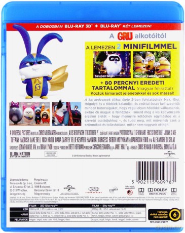 Sekretne życie zwierzaków domowych 2 [Blu-Ray 3D]+[Blu-Ray]