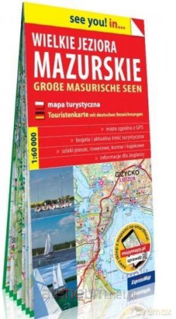 See you! in... Wielkie Jeziora Mazurskie mapa
