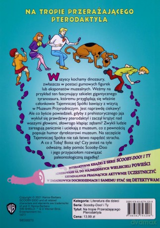 Scooby-Doo! I Ty: Na tropie Przerażającego pterodaktyla - Jenny Markas [KSIĄŻKA]