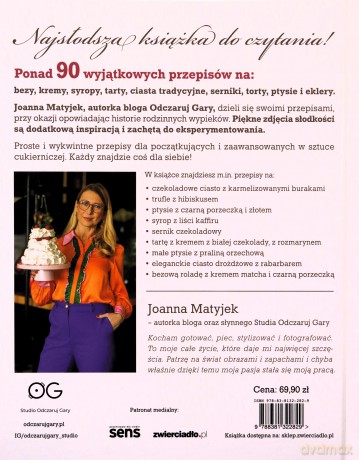Sama słodycz ciasta, torty i desery - Joanna Matyjek [KSIĄŻKA]