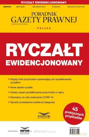 Ryczałt ewidencjonowany. Podatki 3/2021 [KSIĄŻKA]