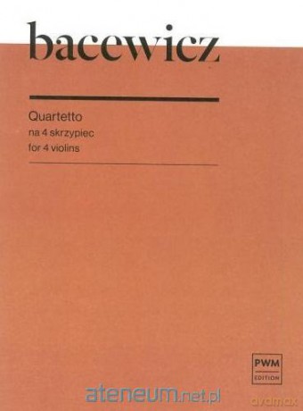 Quartetto na 4 skrzypiec - Grażyna Bacewicz [KSIĄŻKA]