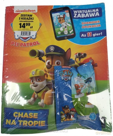 Psi patrol. Zestaw książek + figurka [KSIĄŻKA]