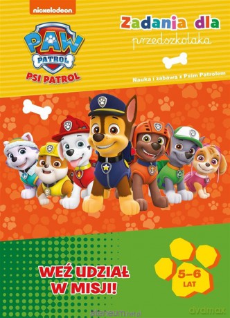 Psi Patrol. Zadania dla przedszkolaka [KSIĄŻKA]