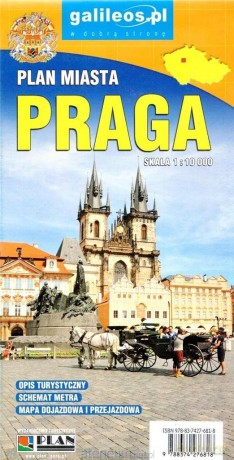 Praga plan miasta 1:10 000