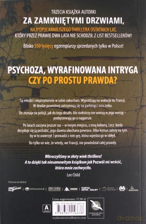 Pozwól mi wrócić - B.A. Paris [KSIĄŻKA]