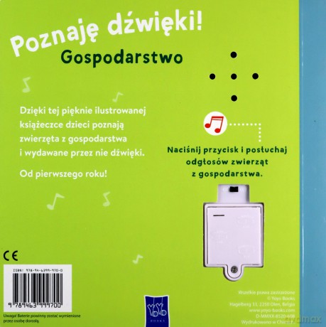 Poznaję dzwięki - Gospodarstwo [KSIĄŻKA]