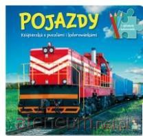 Pojazdy. Książeczka z puzzlami i kolorowankami [KSIĄŻKA]