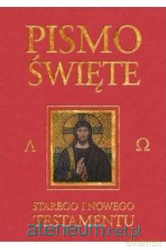 Pismo Święte Stary Testament i Nowy Testament bordo - skorowidz [KSIĄŻKA]