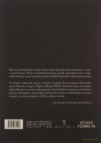 Piękno rzeczy. Książka do pisania - Andrzej Franaszek, Joanna Franaszek [KSIĄŻKA]