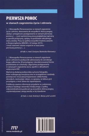Pierwsza pomoc w stanach zagrożenia życia - Dariusz Zawadzki, Janusz P. Sikora, Błażej Kmieciak [KSIĄŻKA]