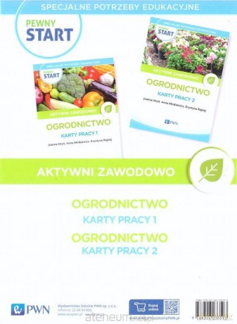 Pewny Start. Aktywni zawodowo. Ogrodnictwo Karty Pracy1-2 [KSIĄŻKA]