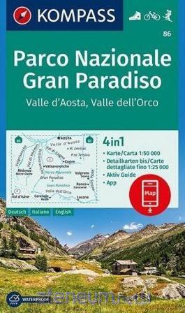 Parco Nazionale Gran Paradiso 4in1 Kompass [KSIĄŻKA]