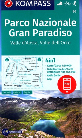 Parco Nazionale Gran Paradiso 4in1 Kompass [KSIĄŻKA]