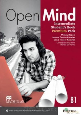 Open Mind Intermediate B1 podręcznik Premium Pack + online - Mickey Rogers, Joanne Taylore-Knowles, Steve Taylore-Knowles [KSIĄŻKA]