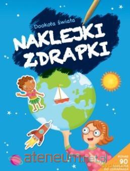 Naklejki zdrapki - Dookoła świata [KSIĄŻKA]