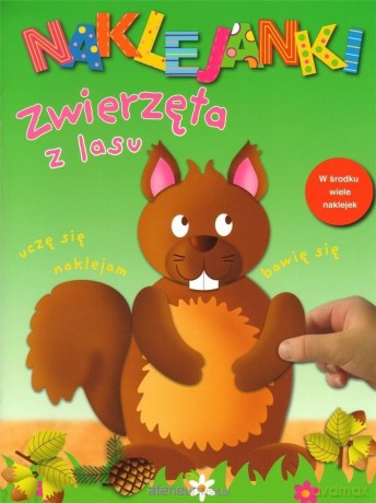 Naklejanki Zwierzęta z lasu - J. Beaumont [KSIĄŻKA]