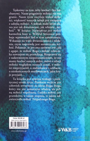 Największa jest miłość - Wilfrid Stinissen OCD [KSIĄŻKA]