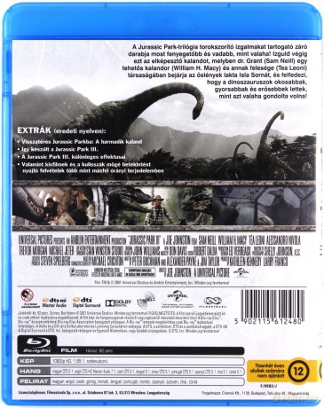 Park Jurajski 3 (Platinum Collection) [Blu-Ray]