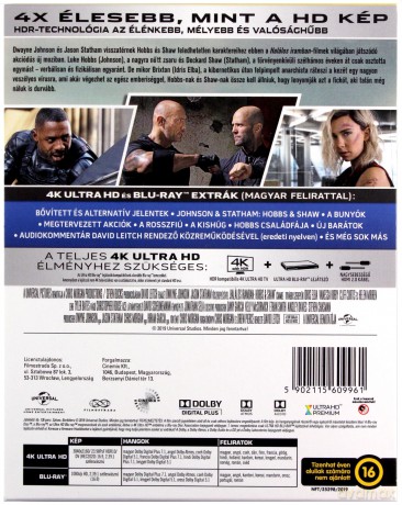 Szybcy i wściekli: Hobbs i Shaw (steelbook) [Blu-Ray 4K]+[Blu-Ray]