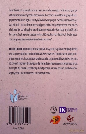Bezczłowiecze - Maciej Lasota [KSIĄŻKA]