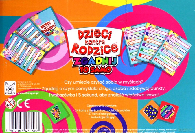 Dzieci kontra Rodzice Zgadnij to samo [GRA]