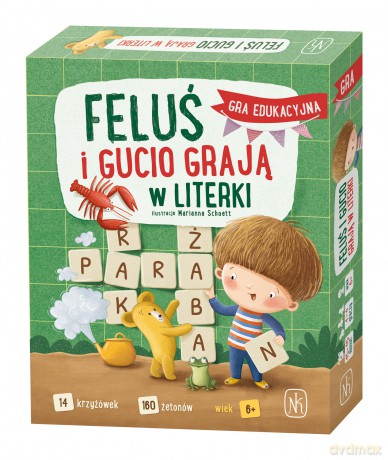 Feluś i Gucio grają w literki - Magdalena Król, Marcin Dudek [GRA]