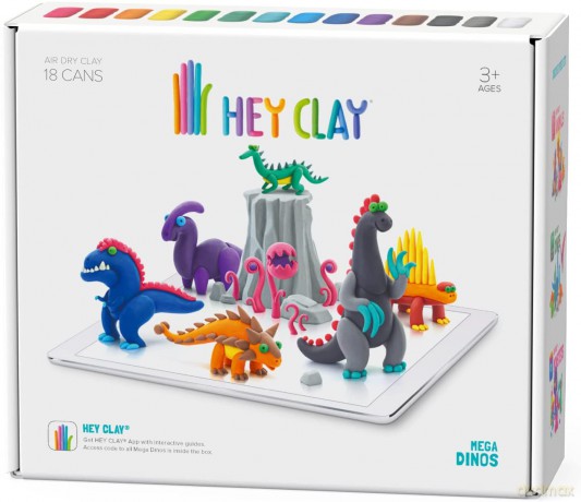Hey Clay masa plastyczna mega Dinos HCL18006PCS