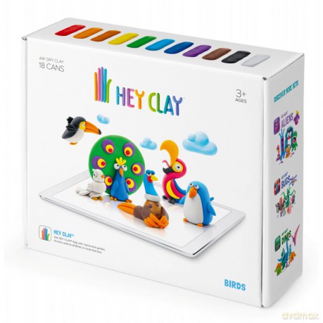 Hey Clay masa plastyczna Ptaki HCLSE003PCS