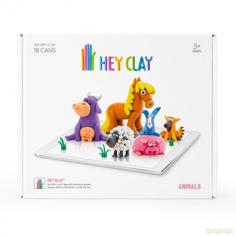 Hey clay masa plastyczna Zwierzęta HCLSE002PCS