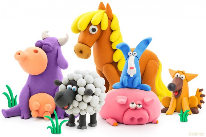 Hey clay masa plastyczna Zwierzęta HCLSE002PCS