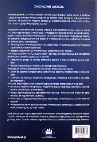 Jakość kosztuje. Studium zarządzania sprawnością procesów organizacji - Jan M. Myszewski [KSIĄŻKA]