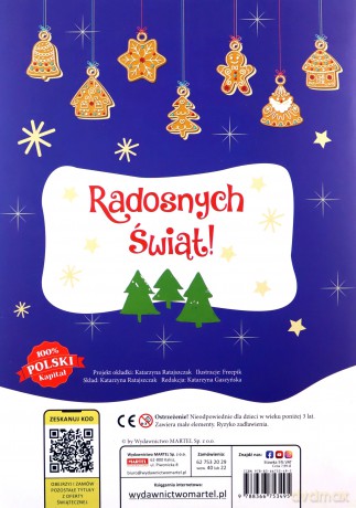 Koloruj z Rudolfem z naklejkami - Katarzyna Ratajszczak [KSIĄŻKA]