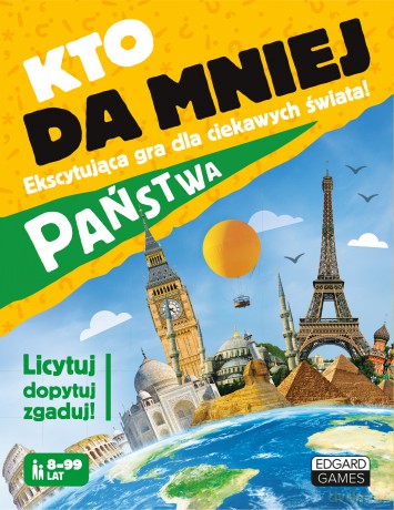 Kto da mniej Państwa Edgard Games - Hubert Wierciński, Michał Szewczyk [GRA]