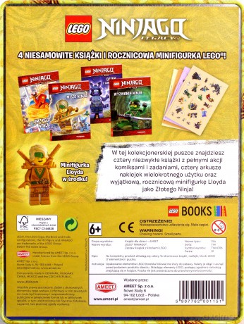LEGO Ninjago zestaw książek z klockami lego ZTIN-6706 [KSIĄŻKA]