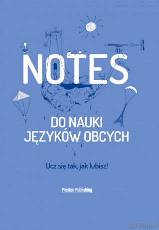 Notes do nauki języków obcych (niebieski) [KSIĄŻKA]