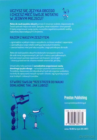 Notes do nauki języków obcych (zielony) [KSIĄŻKA]