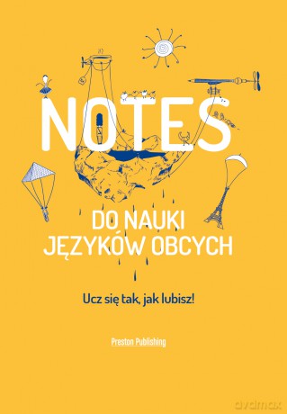 Notes do nauki języków obcych (żółty) [KSIĄŻKA]