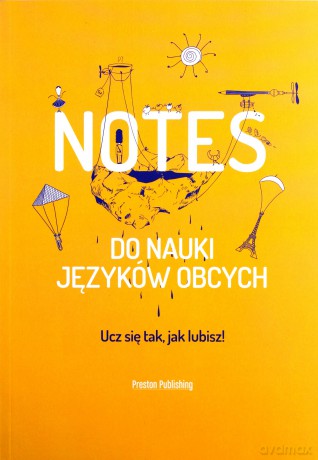 Notes do nauki języków obcych (żółty) [KSIĄŻKA]