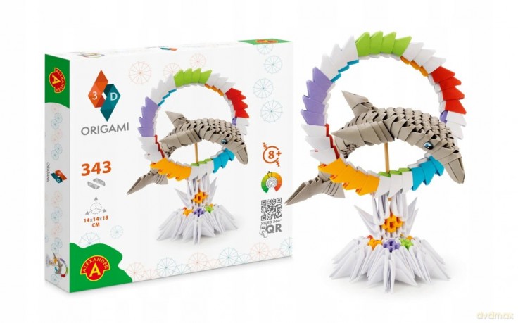 Origami 3D Delfin