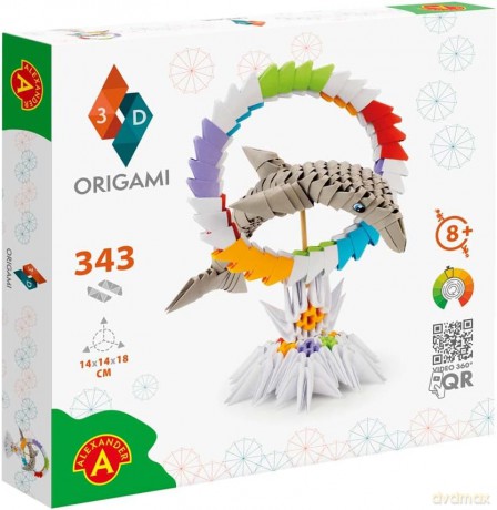 Origami 3D Delfin