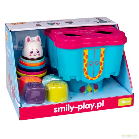 Piramidka sorter zamek króliczka SP83690ŻÓŁ AN01