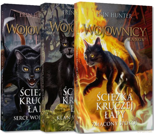 Ścieżka Kruczej Łapy. Wojownicy. Manga - Erin Hunter [KSIĄŻKA]