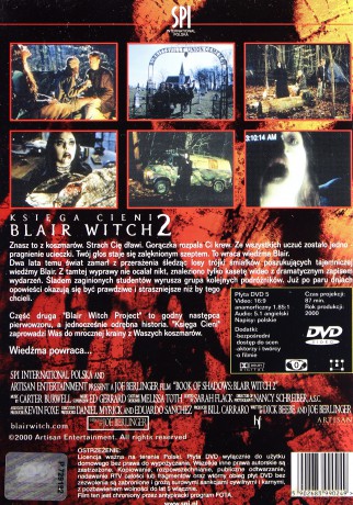 Blair Witch 2. Księga cieni [DVD]