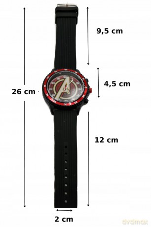 Zegarek analogowy Avengers w metalowym opakowaniu MV15784