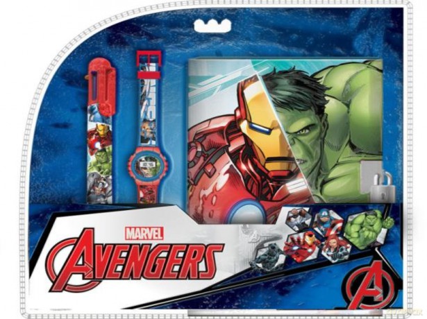 Zegarek cyfrowy długopis pamiętnik Avengers MV15777