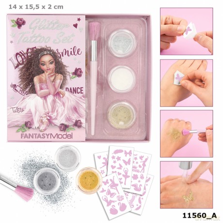 Zestaw brokatowych tatuaży TOPModelzestawie 11560A